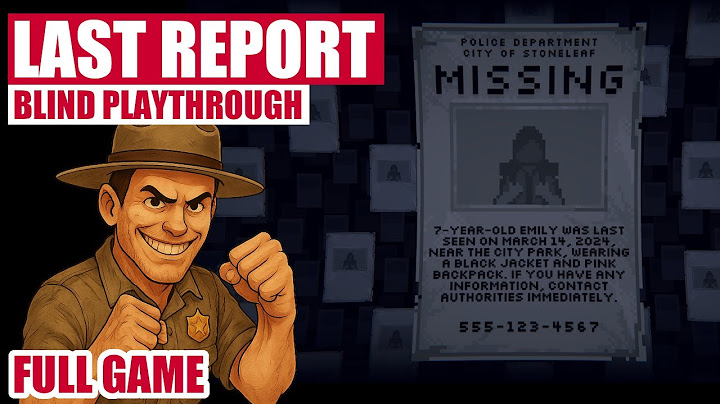 I Was NOT Ready for This Game | Last Report | Full Game, Blind Playthrough