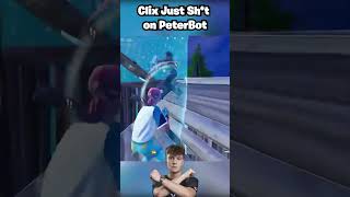 Clix Just Sh*t on PeterBot #shorts