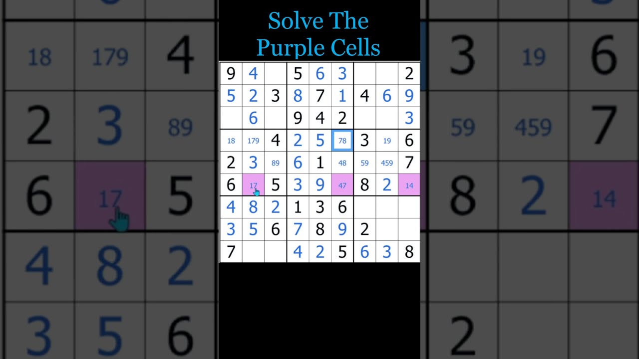Advanced Strategy That Will Blow Your Mind Sudoku Shorts No 10 Puzzle
