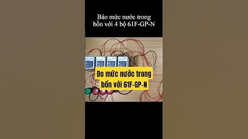 Đo mức nước trong bồn với 4 bộ 61F-GP-N #omron #automation #floatswitch