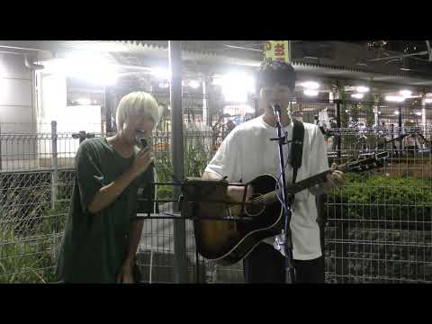 2022.9.26　#怪獣の花唄(Vaundy）＃カンクロウ　＃路上ライブ　＃弾き語り　＃岡崎　@_kankuro_