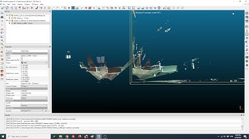 How to merge two 3D scans from a laser scanner in CloudCompare