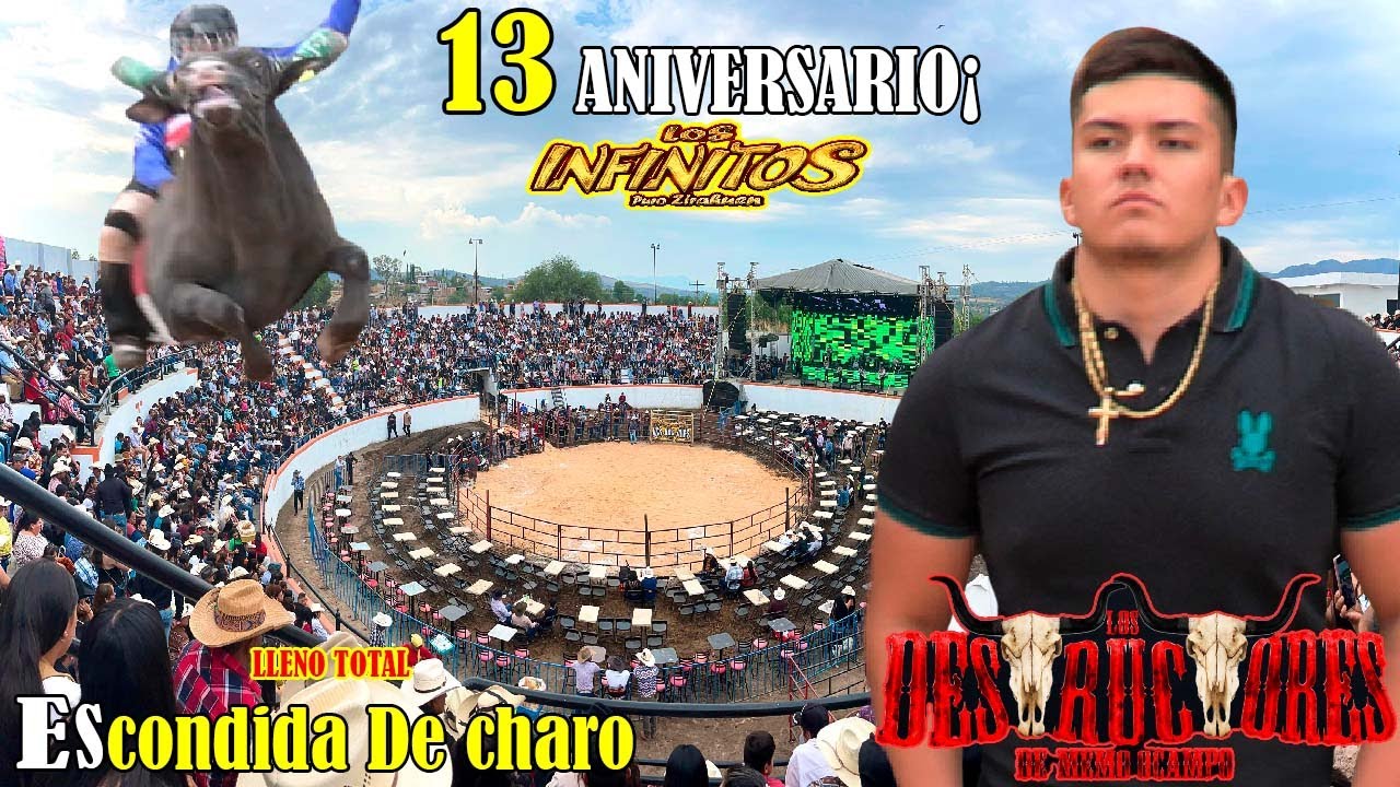 ! RANCHO LOS DESTRUCTORES EN EL 13 ANIVERSARIO DE LOS INFINITOS ¡ JARIPEO EN CHARO MICHOACAN 2025
