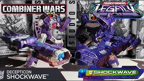 [18 and 19] Legacy Shockwave VS Combiner Wars Shockwave is not even close