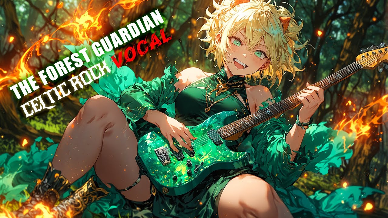 ✨CELTIC ROCK VOCAL 🎸 Guardian of The forest 1 Hour Medieval Battle Music for D&D Gaming & Workout