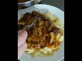 Paulie Plating Beef and Shiitake Mushroom Ragout #food #handmadepasta #pastatime #cooking