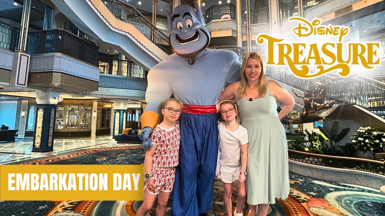 We Didn't Expect to Love The Disney Treasure This Much! Embarkation Day on Disney Cruise Line Ship