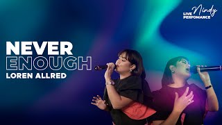 LOREN ALLRED - NEVER ENOUGH | MYTHA LESTARI LIVE COVER | Cerita Nindy screenshot 2