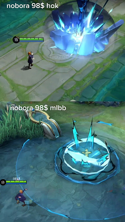 nobara Expensive skins mobile legends vs honor of kings #hok #mlbb