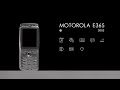 Motorola E365 – Back to the Buttons