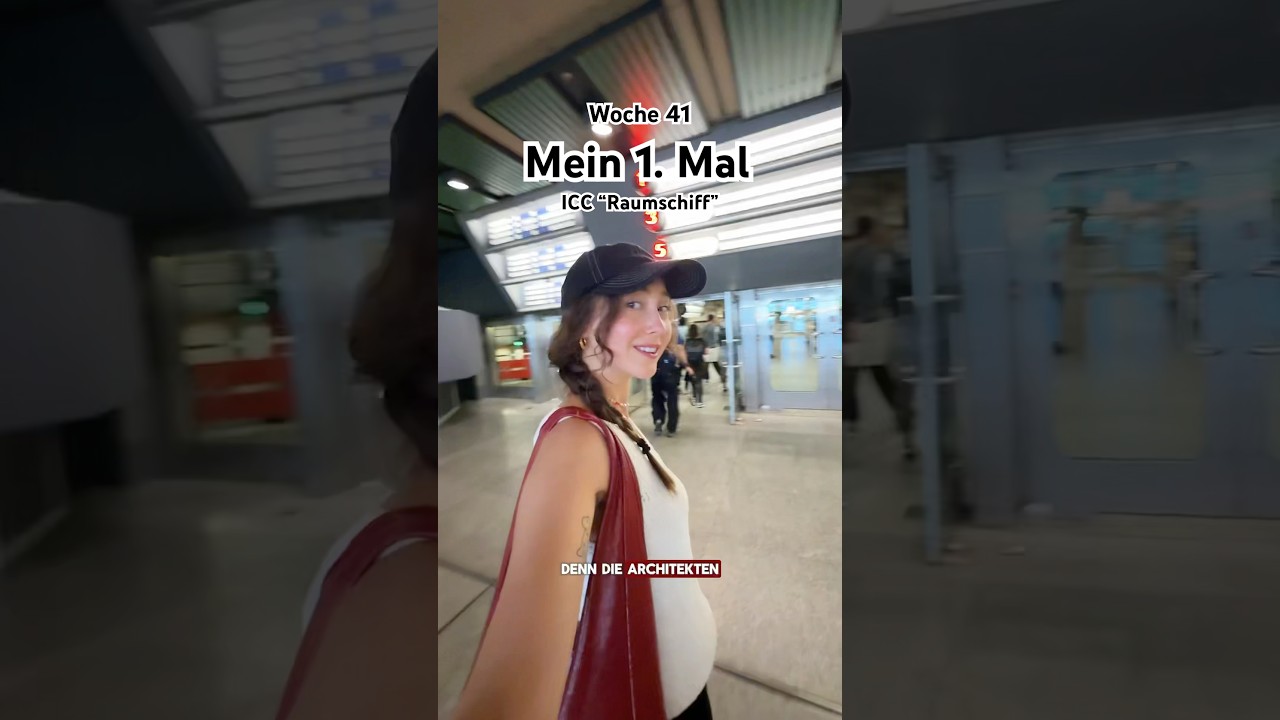 Mein ✨ 1. Mal✨: ICC Messe, das “Raumschiff” von innen zu sehen! 🛰️😍 