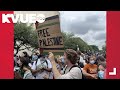 Raw ut austin students gather in support of palestine