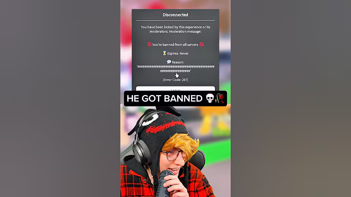 kreekcraft gets banned in steal a brainrot