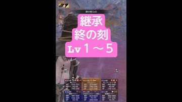 継承 終の刻Lv１～５【ウィザードリィ ヴァリアンツ ダフネ】【Wizardry Variants Daphne】【#Shorts】