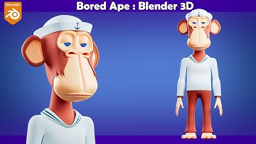 Creating Bored Ape NFT 3D Model | Blender 3D Part 1.
