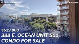 Long Beach, CA Condo For Sale at 388 E. Ocean Blvd. Unit 501