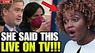 Karine Jean-Pierre LOSES IT SCREAMING After White House FIRED Her For Saying This LIVE On-Air