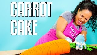 How To Make a GIANT CARROT out of CARROT CAKE! Itís CARROTCEPTION!