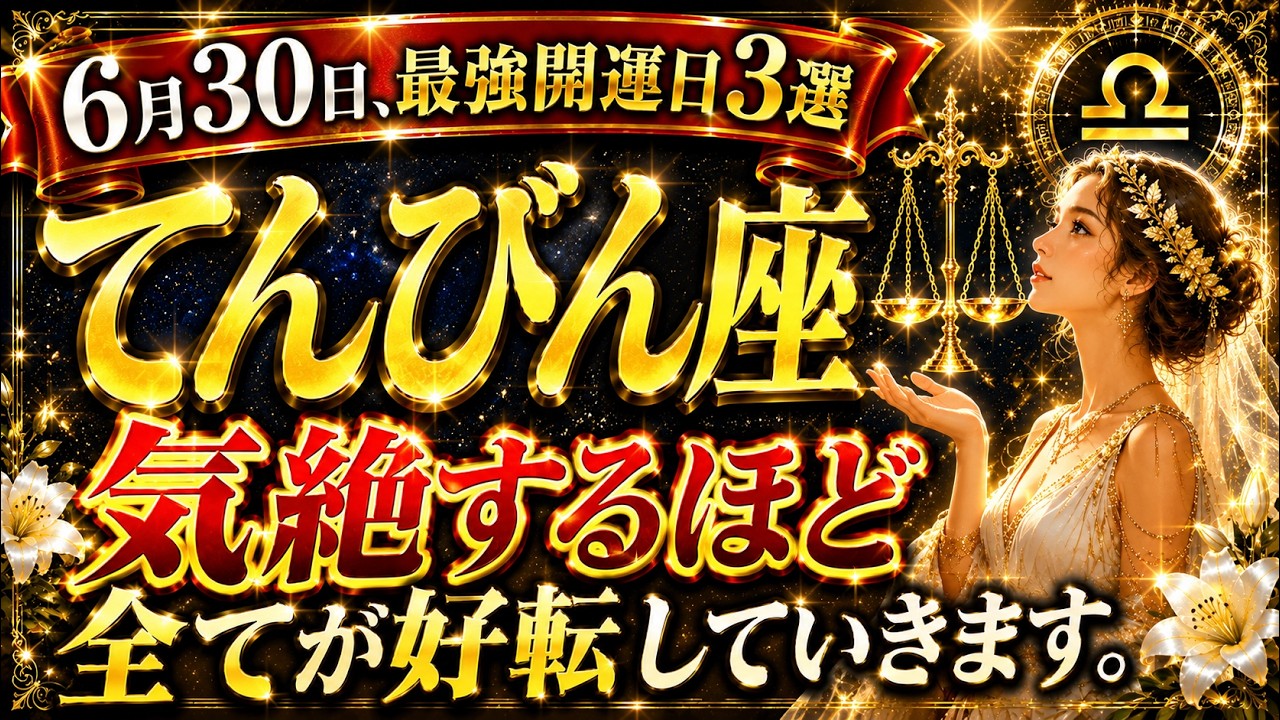 てんびん座♓金運】自分を労うほど、お金が満ちていく夏✨6月30日から