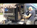 Moving Into Our New Home | Camper Van Life S1:E2