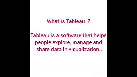 Tableau interview questions
