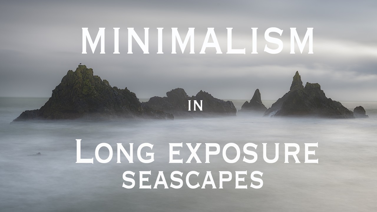 Минимализм в морской пейзажной фотографии с длинной выдержкой