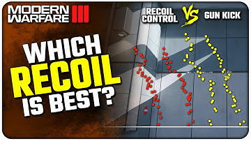Gun Kick vs Recoil Control in Modern Warfare III! (What