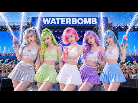 🌊 GL!TCH - Waterbomb Glitch Splash (Official MV) | 워터밤 물총 콘서트 풀버전