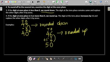 SAS CLASS 5 MATHEMATICS (CHAPTER- 2 ROUNDING OFF NUMBERS) - VIDEO LESSON 2