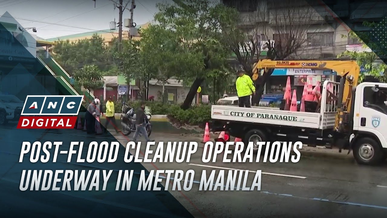 Post-flood cleanup operations underway in Metro Manila | ANC