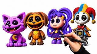 Poppy Playtime 6 CUTE 3D Modeling | CatNap, Lily Lovebraids, The Prototype & DogDay