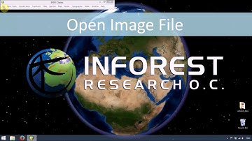 The ENVI image analysis software tutorial: Opening Image File