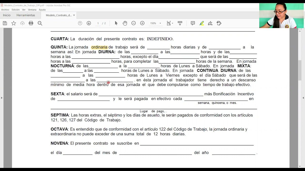 El contrato individual de trabajo - YouTube