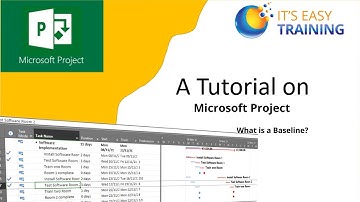 What is a baseline in Microsoft Project. Baselines