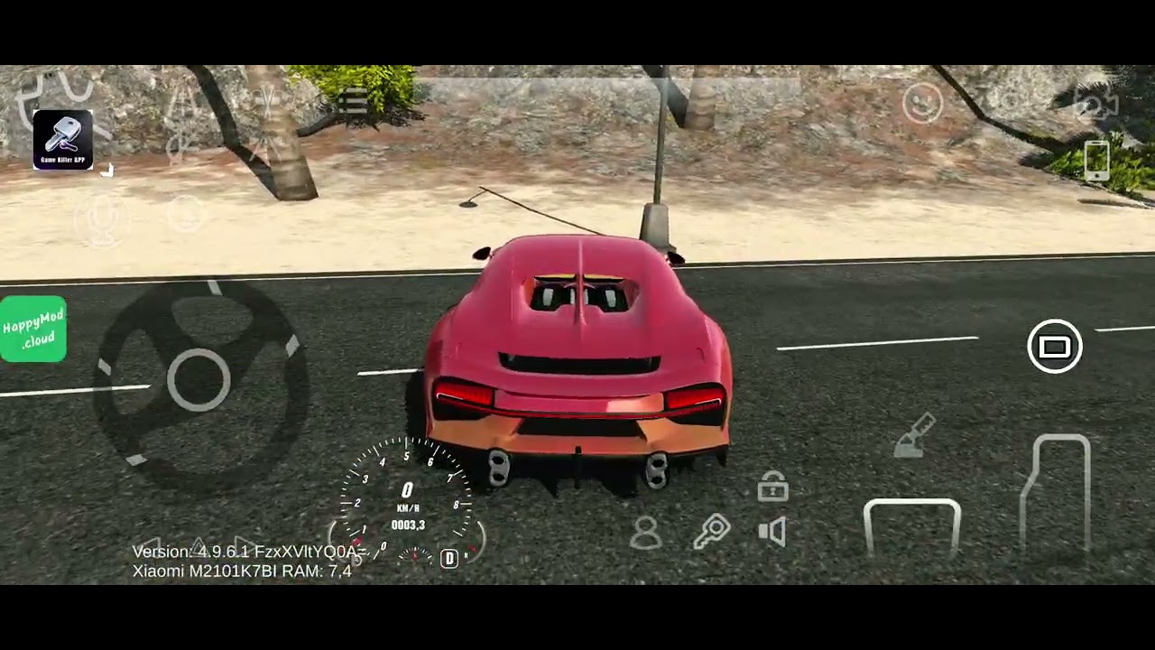 Car parking de Bugatti chiron ile geziyorum 