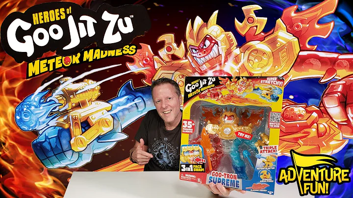 Heroes of Goo Jit Zu Meteor Madness GOO-TRON SUPREME & Ultra-Rare Rhinostone Toy Review!
