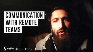 Communication With Remote Teams