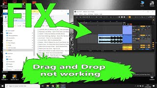 How to fix Drag and Drop problem - For all DAWS