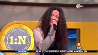 Maite Perroni canta #VasAQuererVolver en vivo (1N)