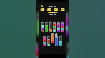color water sort 3d game level  46 easy to clear