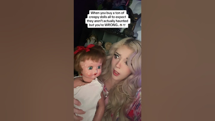 My Haunted Doll MOVED (caught on camera) 😳☕️ #scary #haunted #doll #shorts