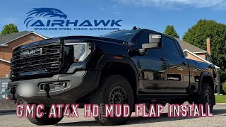 How to Install AirHawk Mud Flaps on GMC AT4X HD with AEV Package
