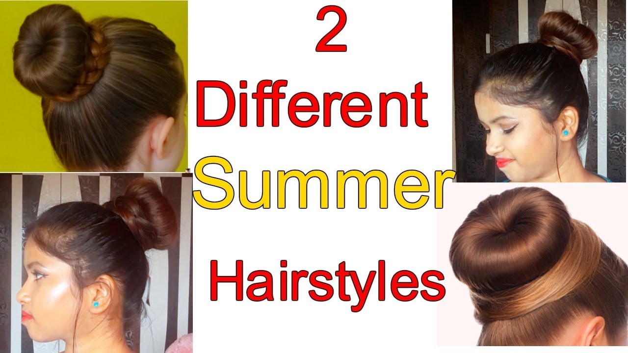 2 Different SUMMER hairstyles ( IN HINDI) /Namrata singh YouTube