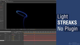Light Streaks without Plugin | After Effects Tutorial