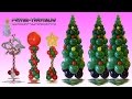 Balloon Christmas Tree Column  Decoration, Ballon Weihnachtsbaum Anleitung Dekoration