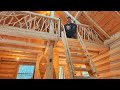 Twig Railing &amp; Ladder + Wildfires in Canada! / Ep106 / Outsider Cabin Build