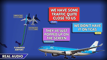 KLM Airbus A330 reports unidentified airplane quite close to them near Venezuelan Airspace. Real ATC