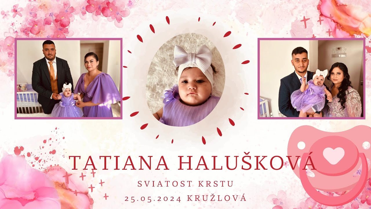 Tatiana Halušková-Sviatost krstu-25.05.2024*Kameraman 0948155638*