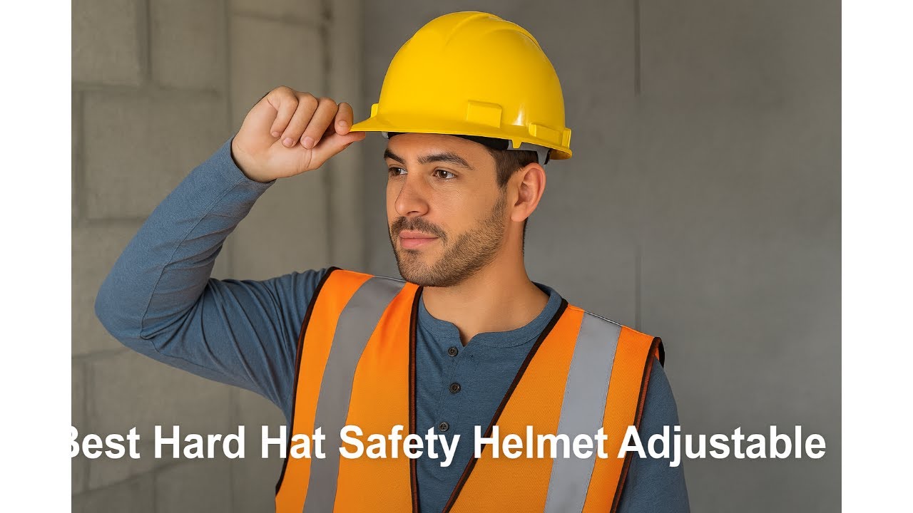 ⛑️ Лучшая регулируемая каска для строительства | SAFEBUILDER Защитная каска для строительства из ...