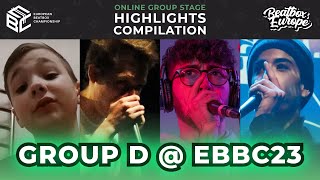 Group D for the Beatbox Europe 2023 M1klz 🇺🇦 jmbeats 🇵🇱 Blackroll 🇮🇹 Zion 🇫🇷  #beatboxing #music